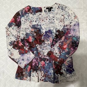 H&M Floral 3/4 Sleeve Women's Top